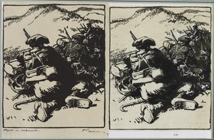 Alpine Troops in Ambush