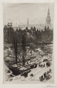 Amsterdam, View of Victoria Hotel
