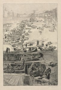 Arrival of Potatoes at the Hotel de Ville by Auguste Louis Lepère