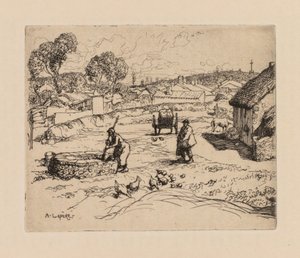 Auguste Lepère: La Masure (Vendée)