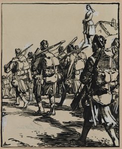 Battle of the Frontiers: Group of British Soldiers, 1914