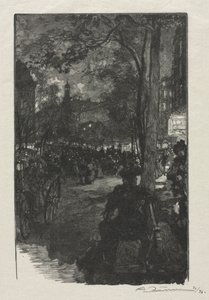 Boulevard Montmartre, Evening, 1890