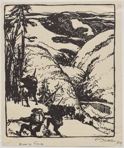 In the Vosges by Auguste Louis Lepère