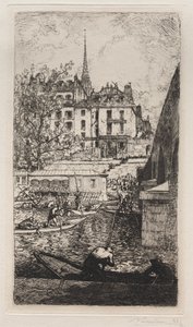 Demolition of the House of Sabra by Auguste Louis Lepère