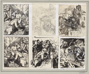 Defense of a Village after Charleroi