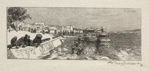 Embarcadère at Bercy by Auguste Louis Lepère