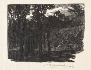 Evening by Auguste Louis Lepère