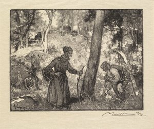 Fontainebleau Forest: Mushroom Hunters at the Rocher Bernard