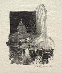 Luminous Fountains by Auguste Louis Lepère