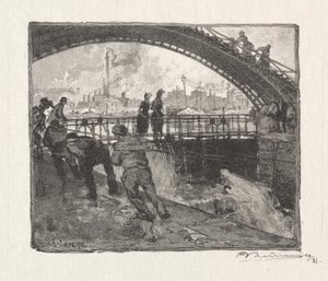 The Lock of the Canal St. Martin