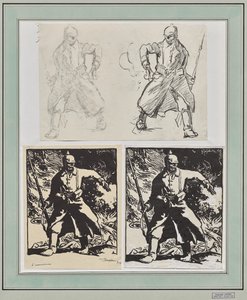 The Fire by Auguste Louis Lepère