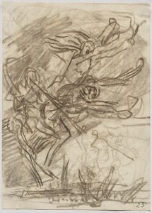 Death and Passions Descending on Earth by Auguste Louis Lepère