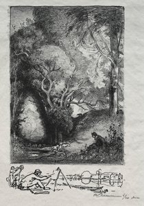 The Ravine in June by Auguste Louis Lepère