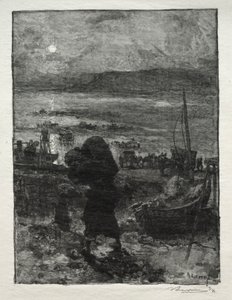 The Sand Harvest by Auguste Louis Lepère