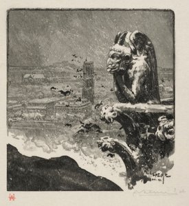 Le Stryge de Notre Dame by Auguste Louis Lepère