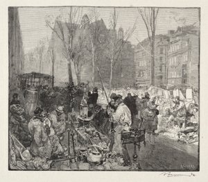 Scrap Market by Auguste Louis Lepère
