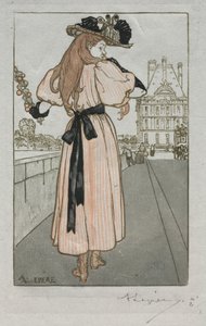 Paris Almanac, 1897: Spring by Auguste Louis Lepère