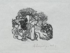 Paris Almanac, 1897: Tail-piece, Autumn