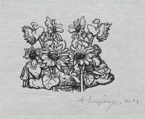 Paris Almanac, 1897: Tail-piece, Summer, 1897