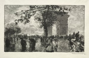 Return from the Woods by Auguste Louis Lepère