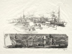 Rouen Illustrated: The New Quays - The Isle La Croix