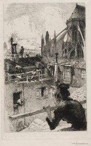 On the Roofs near Notre Dame