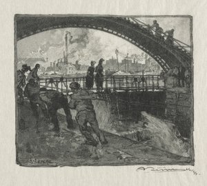 The Lock of the St. Martin Canal