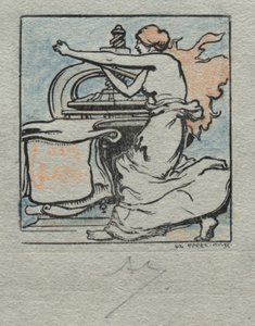 The Printer by Auguste Louis Lepère