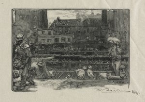 Unloaders of Plaster Canal St. Martin