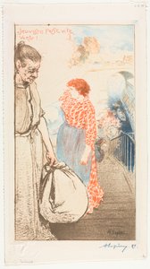 Washerwomen by Auguste Louis Lepère