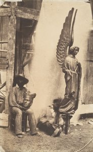 Angel of the Passion, Sainte-Chapelle, Paris, 1853-1854 by Auguste Mestral