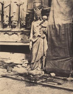 Madonna and Child, Notre-Dame Cathedral, Paris by Auguste Mestral