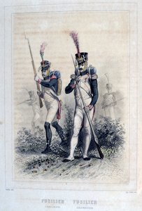 Fusilier Grenadier and Fusilier Chasseurs, 1859
