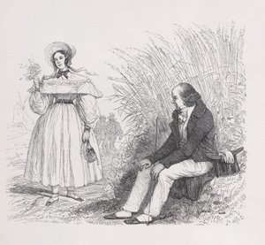 The Daughter of the People from The Complete Works of Béranger, 1836 by Auguste Raffet