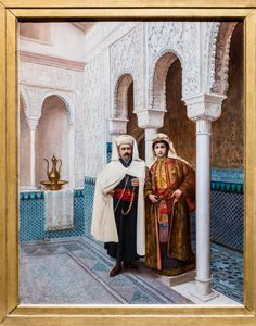 Sephardic Dignitary Couple in a Moroccan Palace