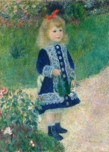 A Girl with a Watering Can by Auguste Renoir