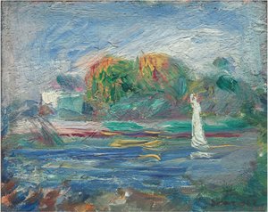 The Blue River by Auguste Renoir