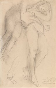 Figure Sketch by Auguste Rodin