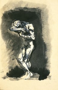 Illustration for Les Fleurs du Mal by Charles Baudelaire, 1887-1888