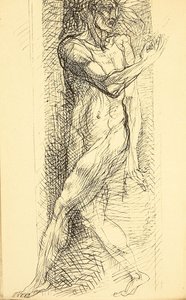 Illustration for Les Fleurs du Mal (The Flowers of Evil) by Charles Baudelaire by Auguste Rodin