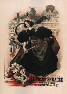 La Vache Enragee by Auguste Roedel