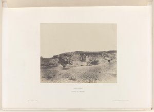View of the Cave of Jeremiah, near Jerusalem by Auguste Salzmann