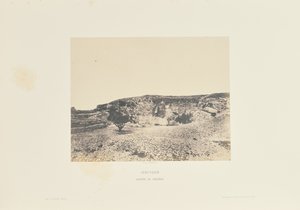 Jerusalem. Grotto of Jeremiah by Auguste Salzmann