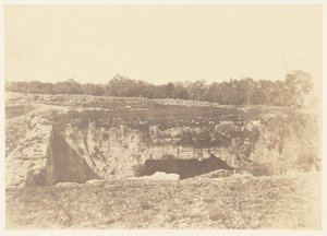 Jerusalem. Tomb of the Kings of Judah. Outer Courtyard by Auguste Salzmann