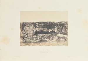 Jerusalem. Tomb of the Kings of Judah. Interior of the Courtyard by Auguste Salzmann