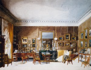 Living room of Duchess of Berry at Tuileries by Auguste Simon Garneray