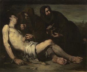 Saint Sebastian, Martyr by Auguste Theodule Ribot