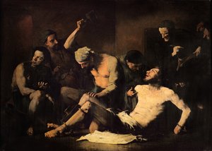 The Torture of Alonso Cano (1601-67) c.1867 by Auguste Theodule Ribot