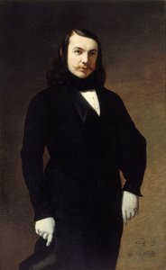 Portrait of the poet Théophile Gautier