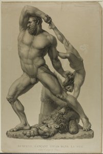 Hercules Throwing Lichas into the Sea